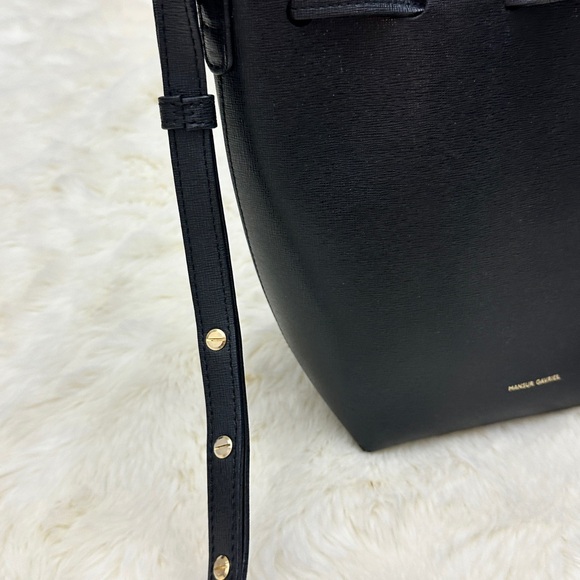 MANSUR GAVRIEL
Mini Vegetable-Tanned Leather Bucket Bag - Picture 3 of 9